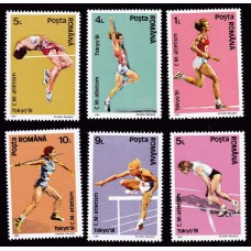 RUMANIA DEPORTES SERIE COMPLETA DE ESTAMPILLAS NUEVAS MINT